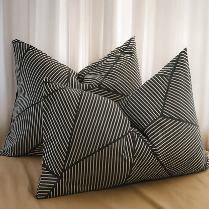 Eclipse Ivory Pillowcases-Standard size | 100% Cotton