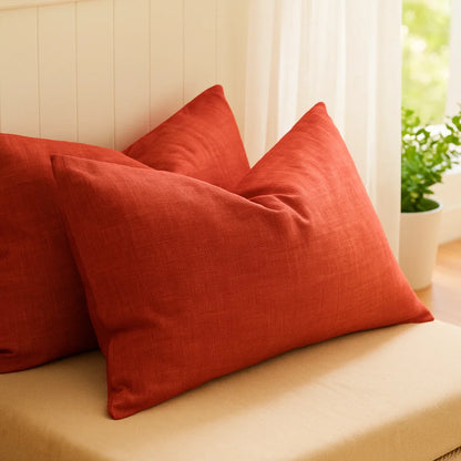 Coral Textured Print Pillowcases-Standard size | 100% Cotton