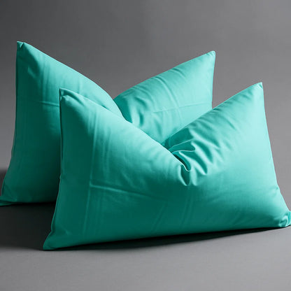 Aqua Green Pillowcases – Standard Size | 100% Cotton