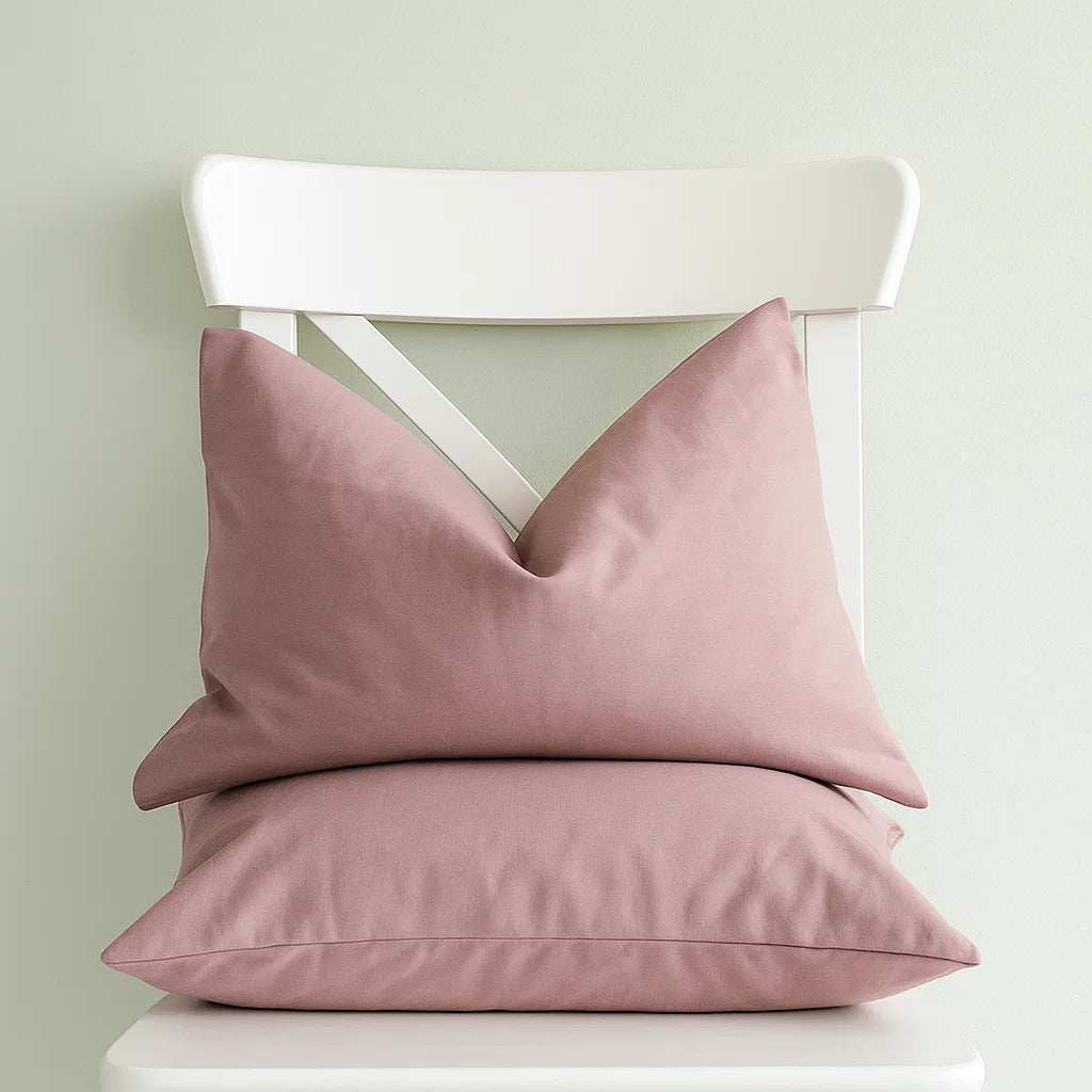 Dawn Pink Pillowcases-Standard size | 100% Cotton