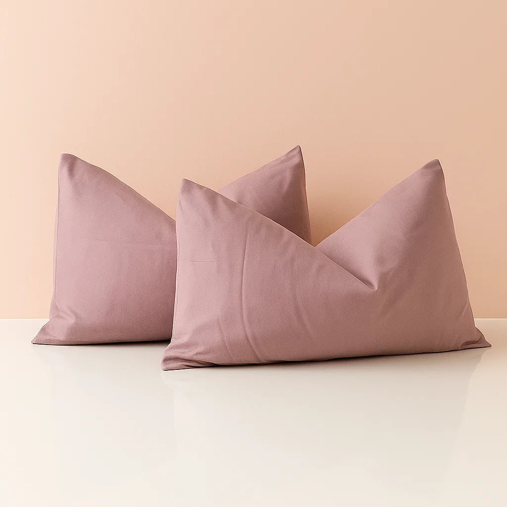 Dawn Pink Pillowcases-Standard size | 100% Cotton