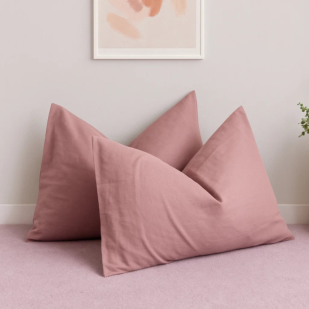 Dawn Pink Pillowcases-Standard size | 100% Cotton