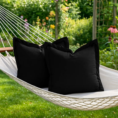 Black Europeon Pillowcase | 65x65cm