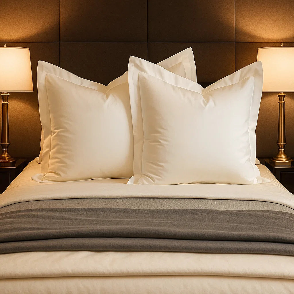 White Europeon Pillowcase | 65x65cm