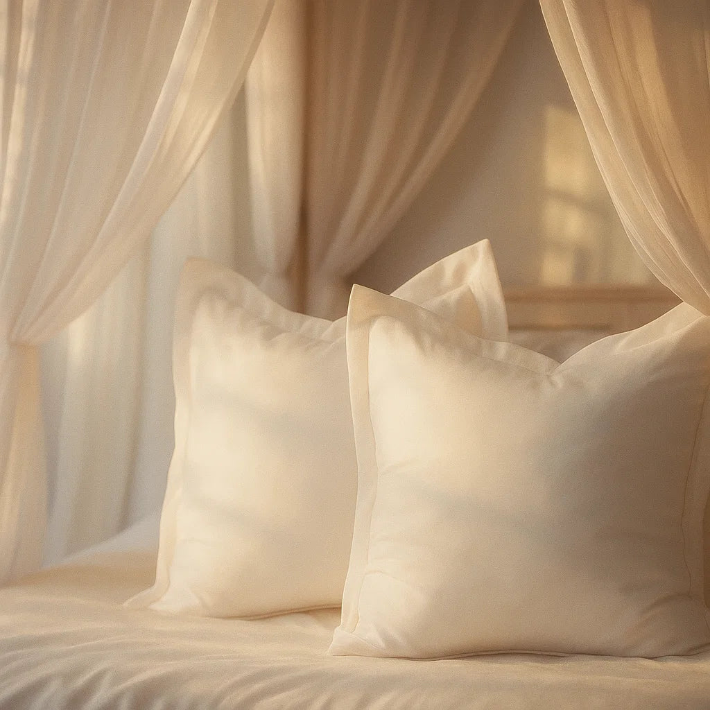 White Europeon Pillowcase | 65x65cm