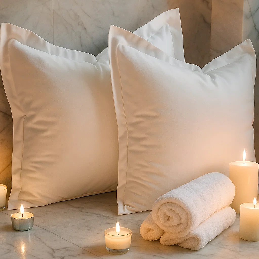 White Europeon Pillowcase | 65x65cm