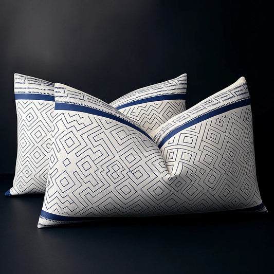 Inky Snow White Pillowcases-Standard size | 100% Cotton