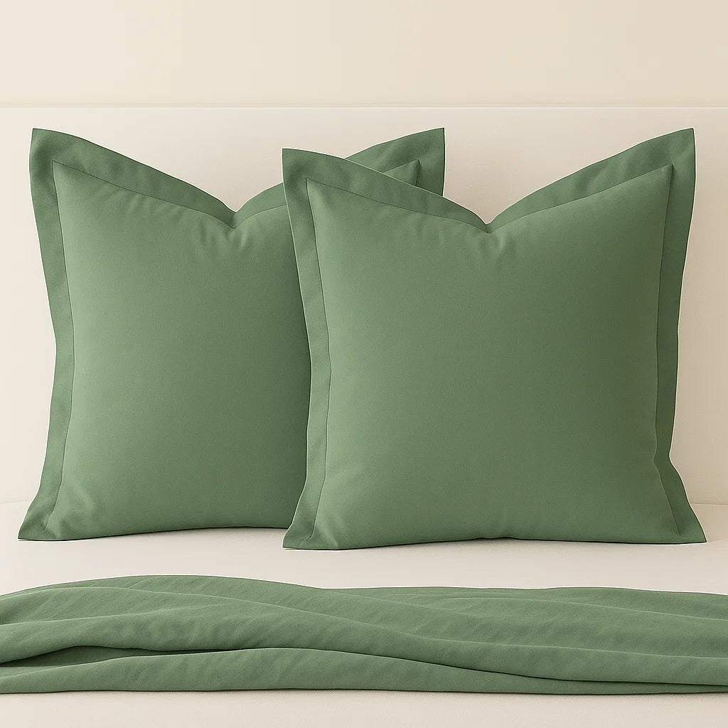 Light Sage Europeon Pillowcase | 65x65cm