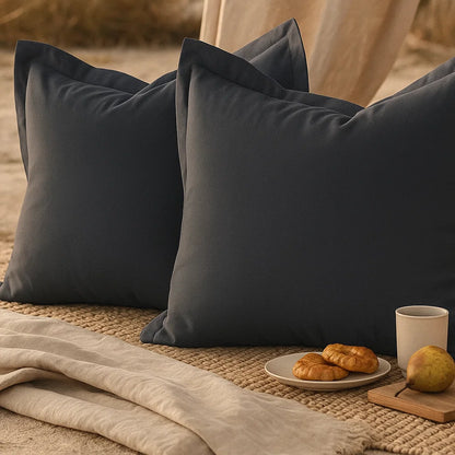 Grey Europeon Pillowcase | 65x65cm