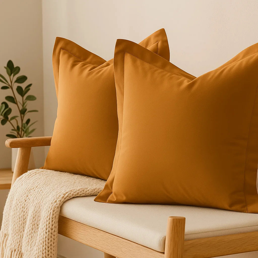 Latte Europeon Pillowcase | 100% Cotton