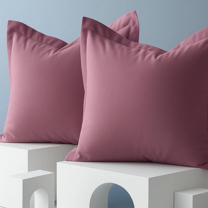 Dawn Pink Europeon Pillowcase | 100% Cotton