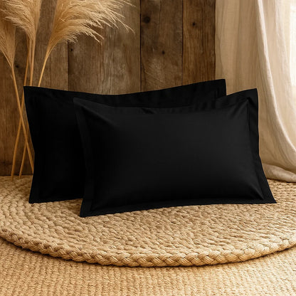 Black Pillowcases | Standard size