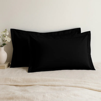 Black Pillowcases | Standard size