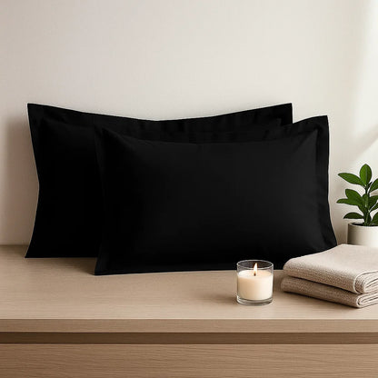 Black Pillowcases | Standard size