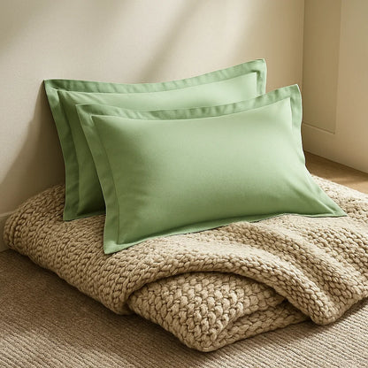 Light Sage Pillowcases | Standard size