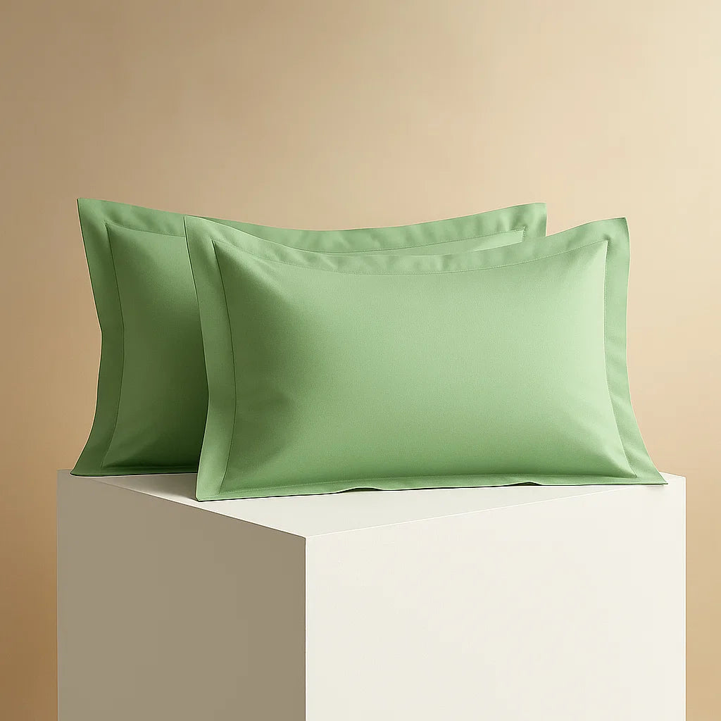 Light Sage Pillowcases | Standard size