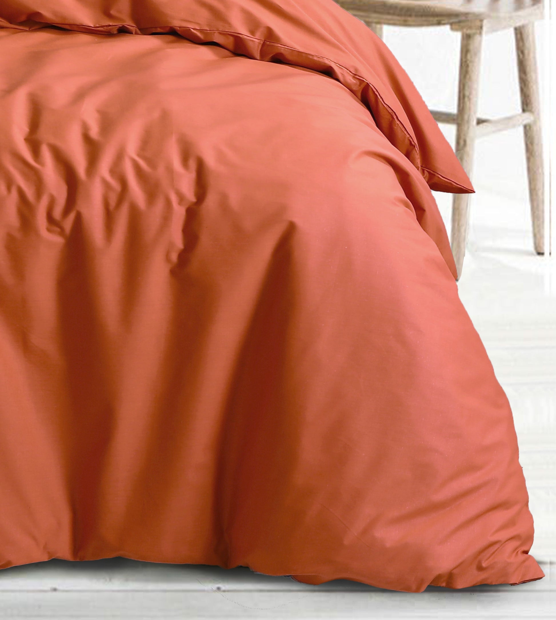 Doona Cover with European Pillow Covers | Royale Cotton Rust 