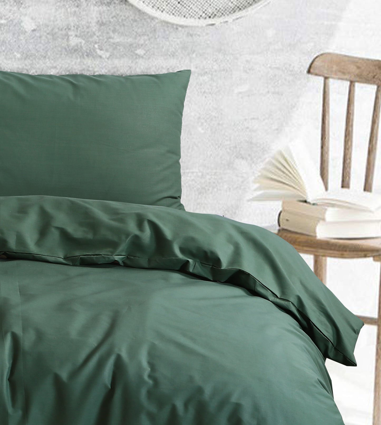 Sage Green Doona Cover | Plain Dye Bedding set