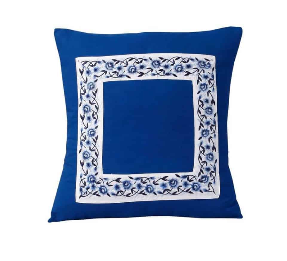 Cushion Cover | Blue Poetry