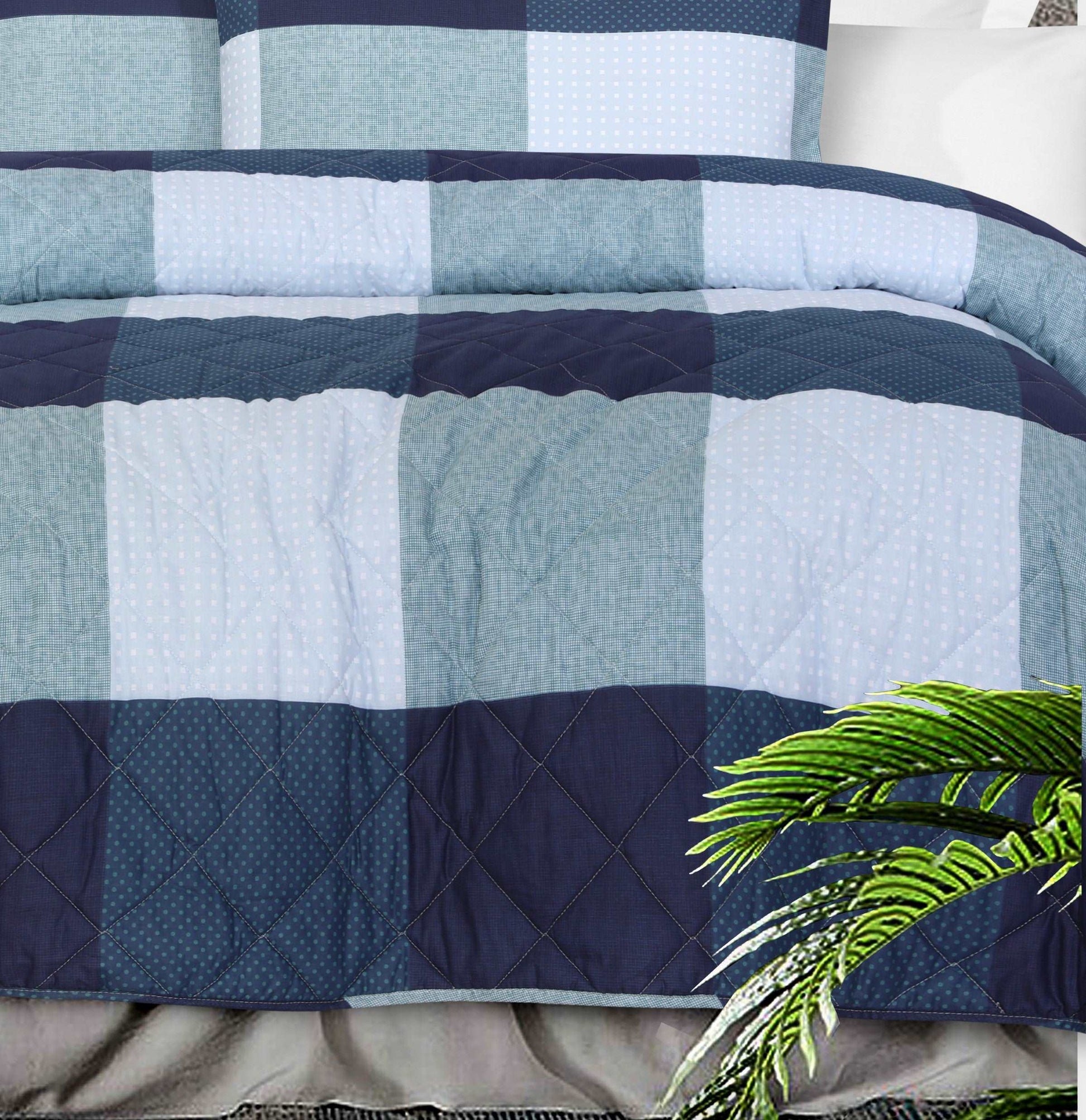 Cotton Blanket | Blue Box Bedspread