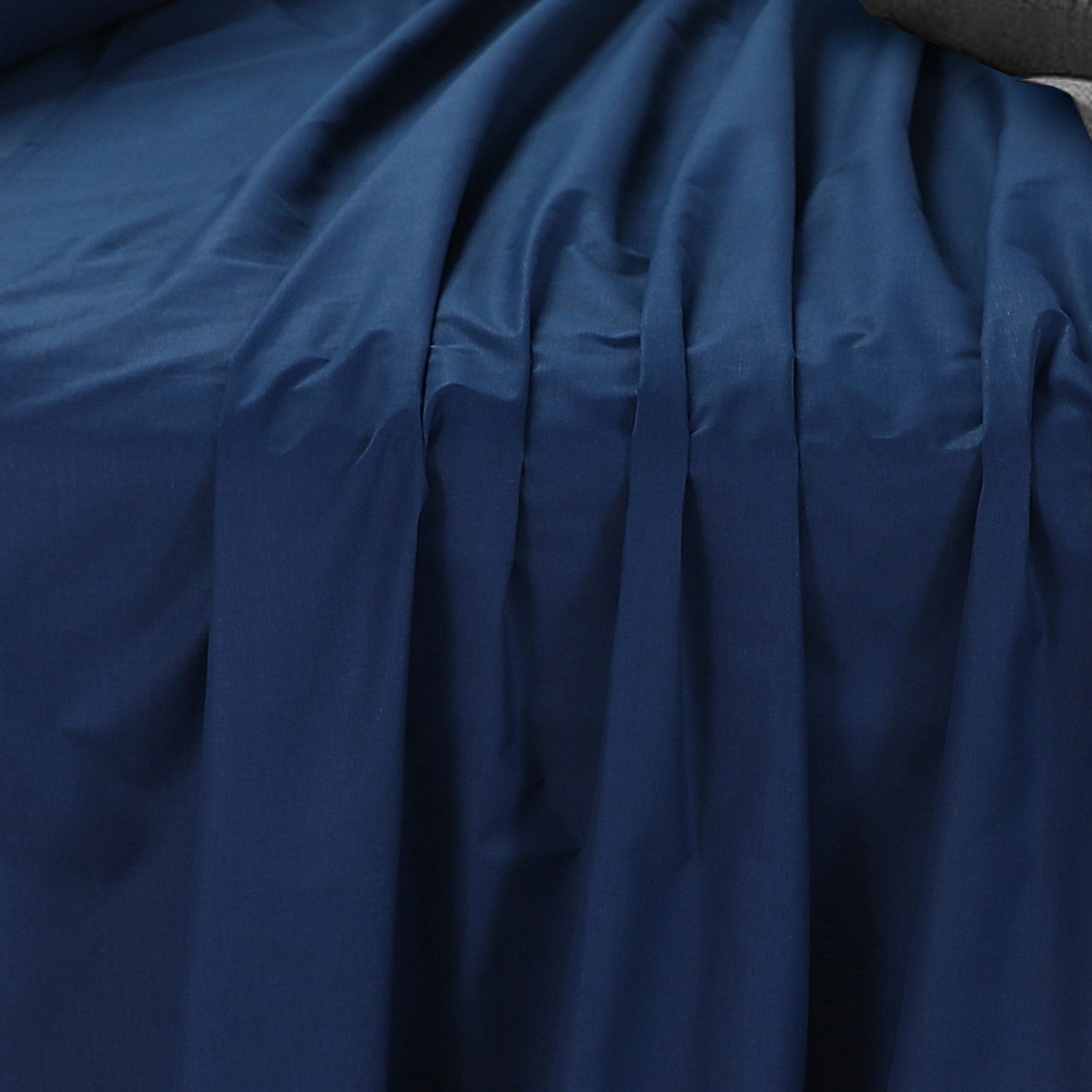 Sheet Set | Deep Blue Bed Sheet with Pillow Covers