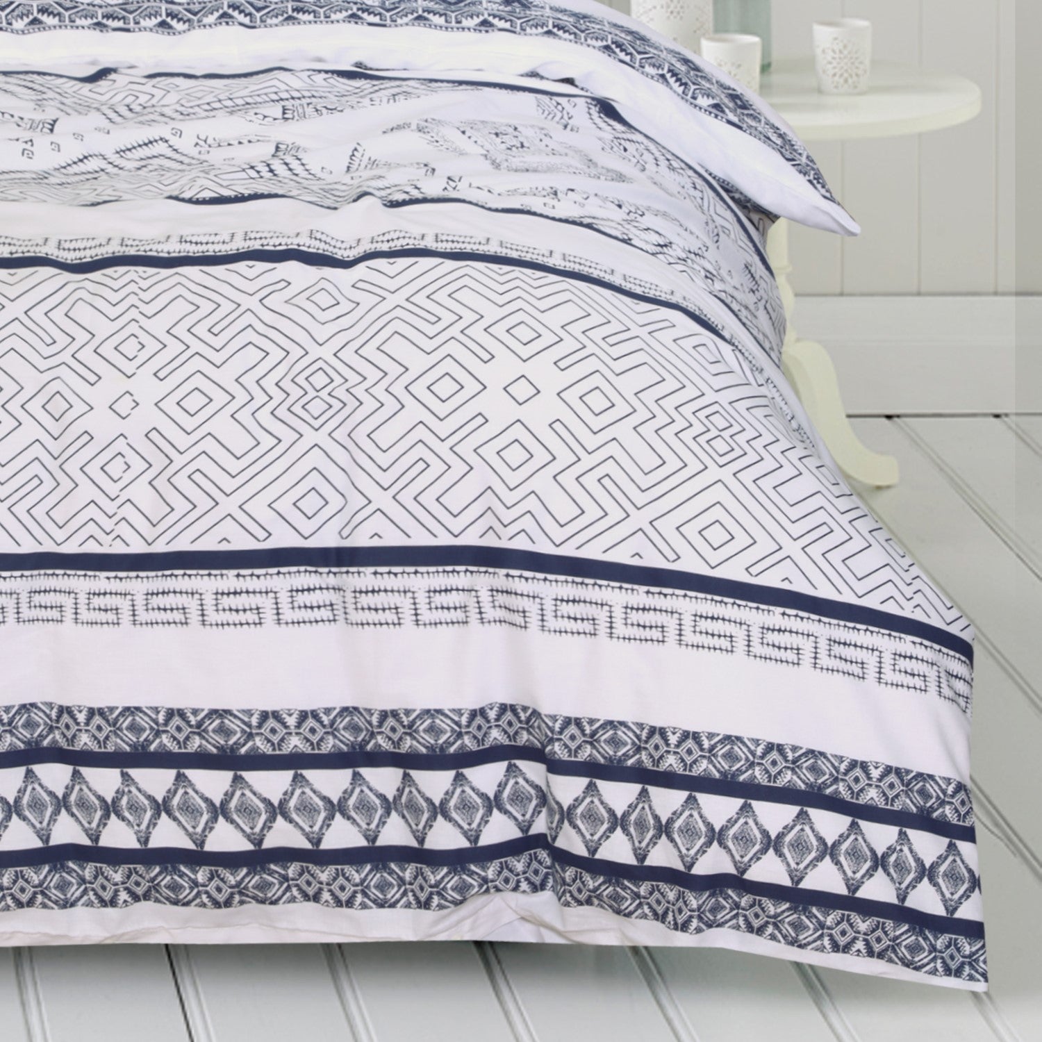 100 % Cotton Duvet Cover Set with Extra Standard Pillow Covers | New Hampton