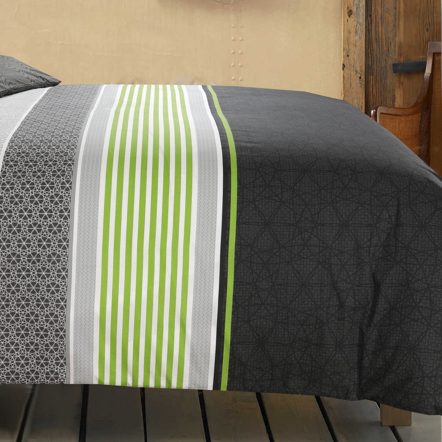 100% Cotton Quilt Cover | Topaz Green